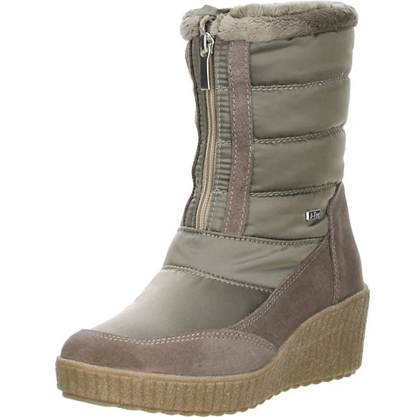 JACALU Damen Winterstiefel Snowboots Gefüttert Khaki/braun - Khaki 1 JACALU Damen Winterstiefel Snowboots Gefüttert Khaki/braun - Khaki