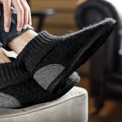 Giesswein Hüttenschuhe Kramsach Adults Hüttenschuhe - Dunkelgrau -Schuh Rabatt Geschäft 10035716 07