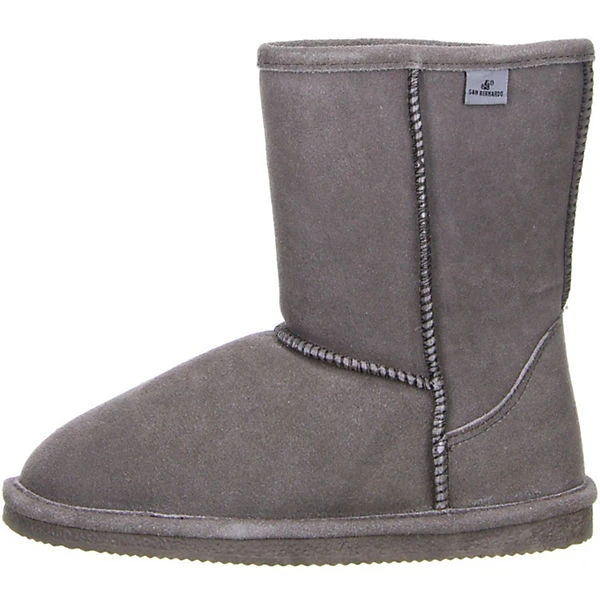 Damen Winterstiefel Echtleder Anthrazit - Anthrazit 5 Damen Winterstiefel Echtleder Anthrazit - Anthrazit – Bild 5