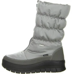 Damen Winterstiefel Snowboots Silber - Hellgrau -Schuh Rabatt Geschäft 10237848 05