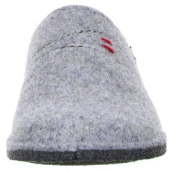 Herren Hausschuhe Pantoffeln Naturwollfilz Hellgrau - Grau -Schuh Rabatt Geschäft 10237965 04