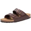 Birkenstock Herren Tieffußbett Pantolette ARIZONA SCHMALE FORM Komfort-Pantoletten - Braun