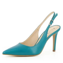 EVITA Damen Sling Pumps NATALIA Sling-Pumps - Petrol