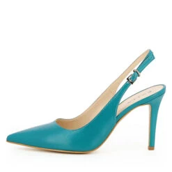 EVITA Damen Sling Pumps NATALIA Sling-Pumps - Petrol -Schuh Rabatt Geschäft 11546141 04