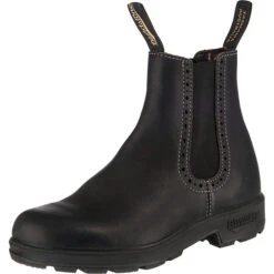 Blundstone 1448 Brogued Voltan Black Leather (women's Series) Chelsea Boots - Schwarz