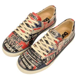 DOGO Sneaker British Punk Sneakers Low - Natur