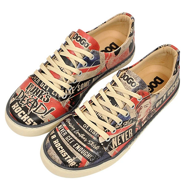 DOGO Sneaker British Punk Sneakers Low - Natur 1 DOGO Sneaker British Punk Sneakers Low - Natur
