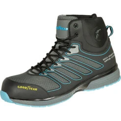 Goodyear Sicherheitsschuhe S3 Schwarz/blau - Schwarz/blau