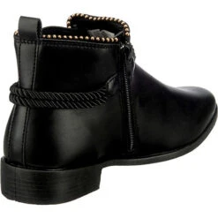 Insel Chelsea Mit Kordel-/Ankerdetail - Schwarz -Schuh Rabatt Geschäft 14895367 05