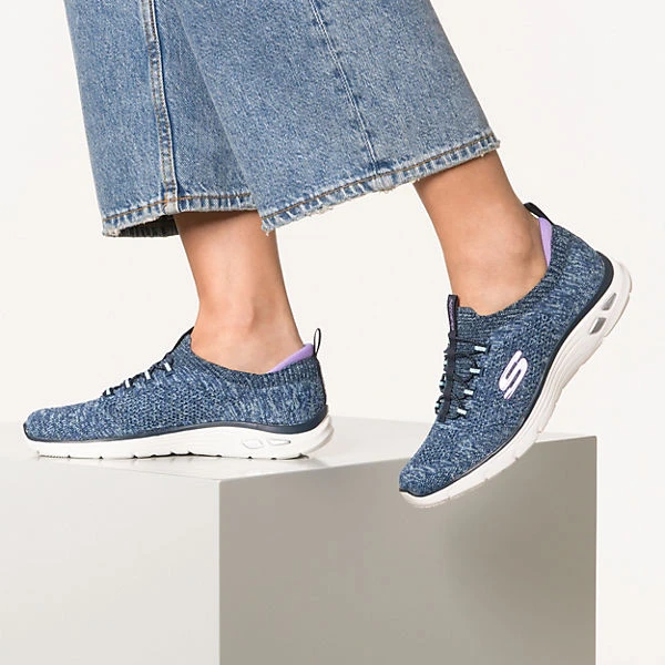 Skechers Empire D'lux Sharp Witted Slip-On-Sneaker - Dunkelblau 2 Skechers Empire D'lux Sharp Witted Slip-On-Sneaker - Dunkelblau – Bild 2