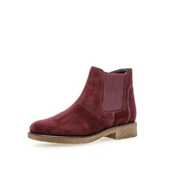 Gabor Comfort Chelsea Boots Rauleder Rot Chelsea Boots - Rot