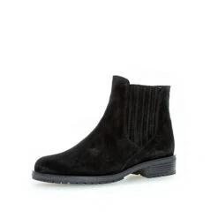 Gabor Comfort Chelsea Boots Rauleder Schwarz Chelsea Boots - Schwarz