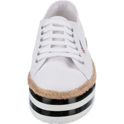 2790 Cotropew Striped Foxing Sneakers Low - Weiß Modell 1 -Schuh Rabatt Geschäft 16753736 04