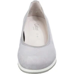 Gabor Komfort-Ballerinas - Hellgrau -Schuh Rabatt Geschäft 17965389 04