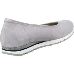 Gabor Komfort-Ballerinas - Hellgrau -Schuh Rabatt Geschäft 17965389 05