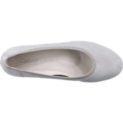 Gabor Komfort-Ballerinas - Hellgrau -Schuh Rabatt Geschäft 17965389 06
