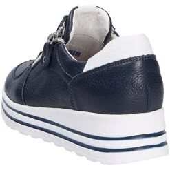 Waldläufer Damen Comfort Schnürschuh Komfort-Halbschuhe - Blau -Schuh Rabatt Geschäft 18202859 03