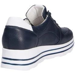 Waldläufer Damen Comfort Schnürschuh Komfort-Halbschuhe - Blau -Schuh Rabatt Geschäft 18202859 04
