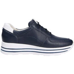 Waldläufer Damen Comfort Schnürschuh Komfort-Halbschuhe - Blau -Schuh Rabatt Geschäft 18202859 05