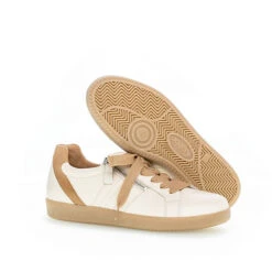 Gabor Sneaker Low Glattleder Beige Sneakers Low - Beige -Schuh Rabatt Geschäft 18930658 05