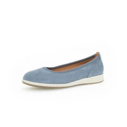 Gabor Sportliche Ballerinas Rauleder Blau Sportliche Ballerinas - Blau