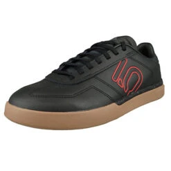 Herren Halbschuhe Wanderschuhe Five Ten 5.10 Sleuth DLX MTB Bike Five Ten EG4614 Schwarz Black Leder Mit Stealth PhantomEVA Schnürschuhe - Schwarz