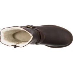 Leather Biker Boot Winterstiefel - Dunkelbraun -Schuh Rabatt Geschäft 19775378 06