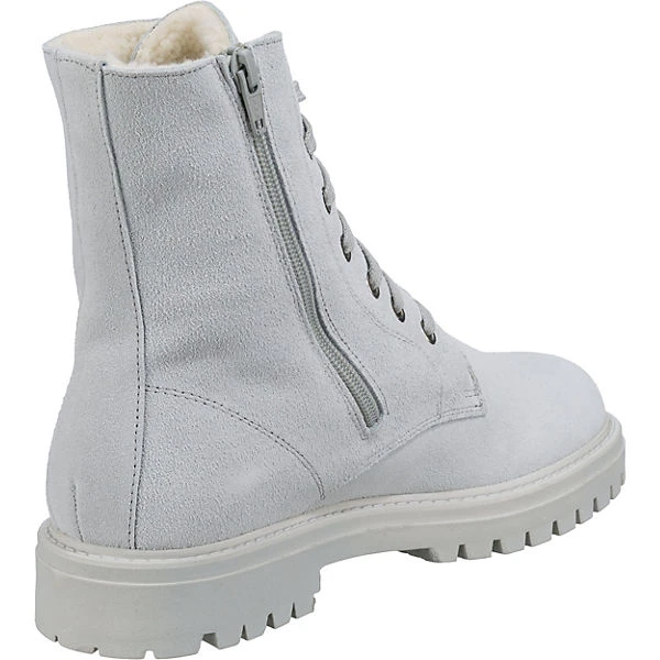 Fashion Leder Schnürboots Velours Winterstiefeletten 5 Fashion Leder Schnürboots Velours Winterstiefeletten – Bild 5