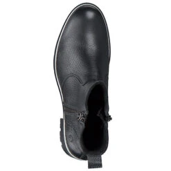 Tamaris Damen Elegante Stiefelette 1-25492-25 Schwarz 001 BLACK Leder Mit TOUCH-IT Ankle Boots - Schwarz -Schuh Rabatt Geschäft 20037768 06