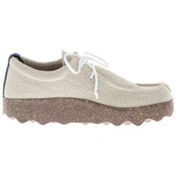 Asportuguesas CHAT P018025008 Damen Halbschuhe Mokassins Low-Top Schnürer Recycelte Leinen Beige/braun - Beige -Schuh Rabatt Geschäft 20234185 06