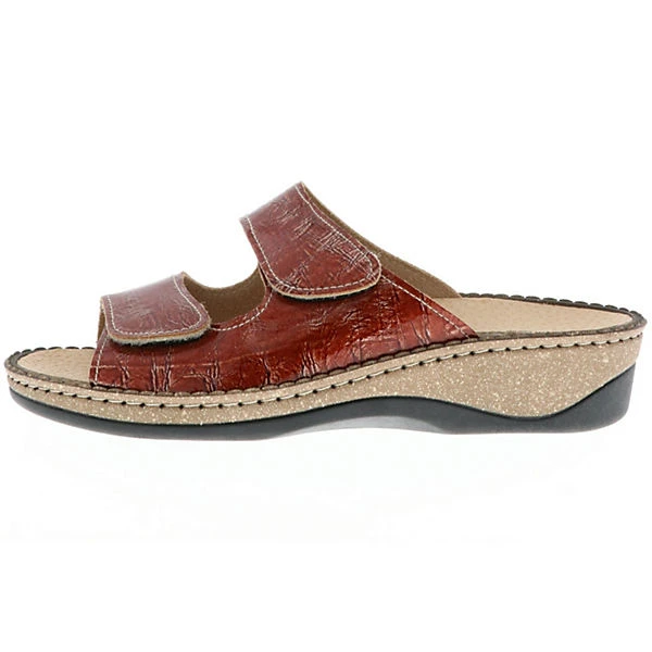 Damen Pantoletten Rot - Rot 5 Damen Pantoletten Rot - Rot – Bild 5