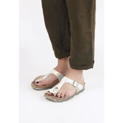 Genuins Rosas Coco Zehentrenner - Silber -Schuh Rabatt Geschäft 20762915 03