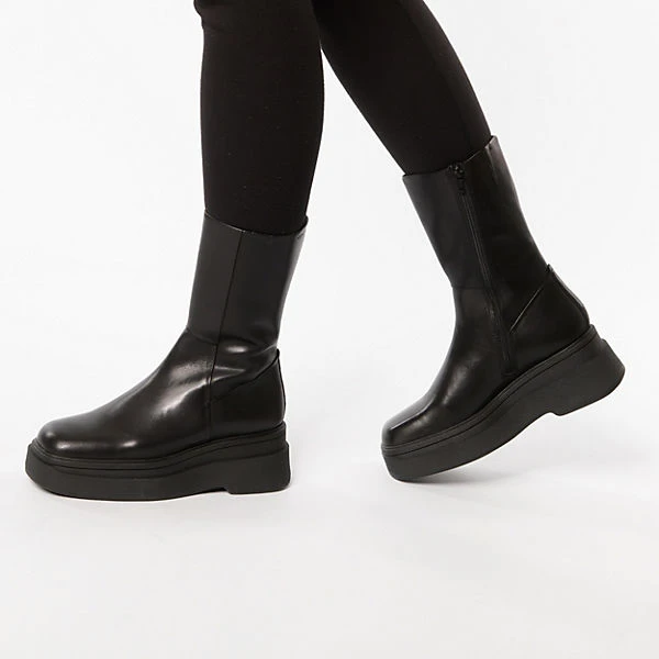 Vagabond Carla Plateau-Stiefel - Schwarz 2 Vagabond Carla Plateau-Stiefel - Schwarz – Bild 2