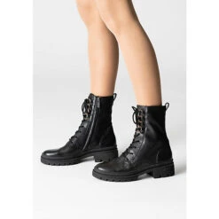 Paul Green Stiefelette Schnürstiefeletten - Schwarz 9 Paul Green Stiefelette Schnürstiefeletten - Schwarz -Schuh Rabatt Geschäft 21232931 03