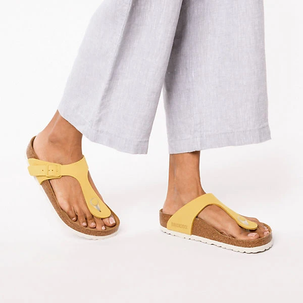 Birkenstock Gizeh Weichbettung Nubukleder Zehentrenner Normal 2 Birkenstock Gizeh Weichbettung Nubukleder Zehentrenner Normal – Bild 2