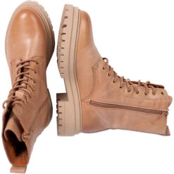 Apple Of Eden Stiefelette LAURA Schnürstiefel - Beige -Schuh Rabatt Geschäft 22033946 09