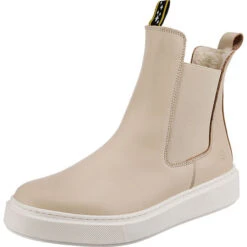 J&F Plateau Chelsea Boots - Beige