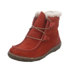 El Naturalista Damen Stiefel Schuhe Nido Boots Elegant Freizeit Veloursleder Uni Klassische Stiefel - Rot