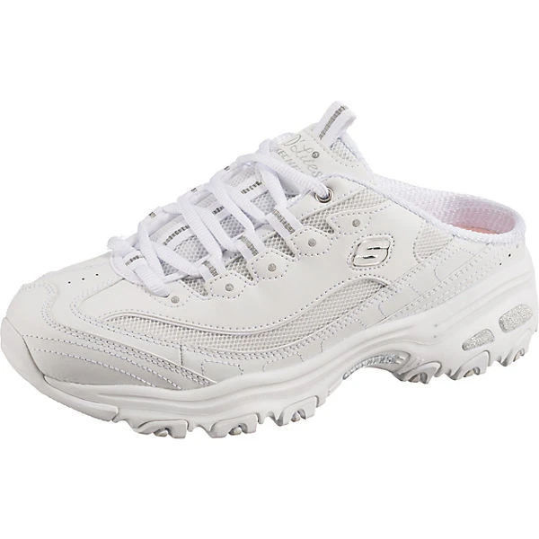 Skechers D'lites Komfort-Pantoletten - Weiß 1 Skechers D'lites Komfort-Pantoletten - Weiß