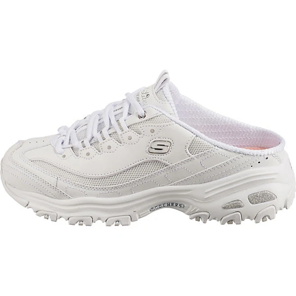 Skechers D'lites Komfort-Pantoletten - Weiß 3 Skechers D'lites Komfort-Pantoletten - Weiß – Bild 3