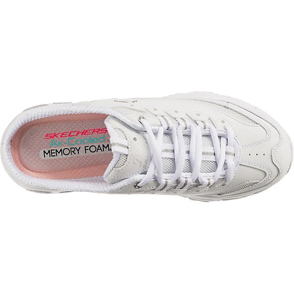 Skechers D'lites Komfort-Pantoletten - Weiß 6 Skechers D'lites Komfort-Pantoletten - Weiß – Bild 6