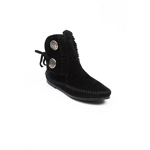 Minnetonka Zwei-Knopf-Hardsole-Stiefel Ankle Boots 5 Minnetonka Zwei-Knopf-Hardsole-Stiefel Ankle Boots – Bild 5