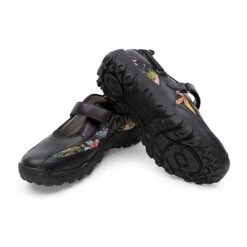 Sportliche Damen Ballerina - Sommerschuhe Damen Geschlossen - Freizeitschuhe Damen Aus Leder - Lederschuhe Damen Klettverschluss Damen Ballerina Leder -Schuh Rabatt Geschäft 22750640 03