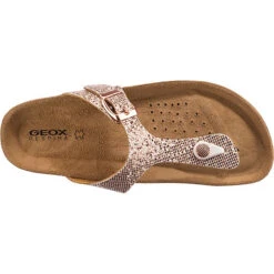 Geox D Brionia Zehentrenner - Bronze -Schuh Rabatt Geschäft 23134424 06