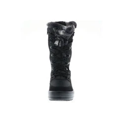 Damen Halbschaft Winterstiefel Snowboots Kunstfell Gefüttert Plateau Schwarz - Schwarz -Schuh Rabatt Geschäft 23434267 04