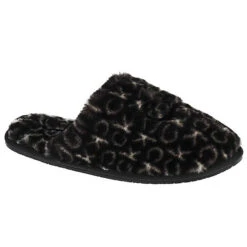 Calvin Klein Hausschuhe Slipper Mule Fur Mono HW0HW00536-0GK Hausschuhe - Schwarz