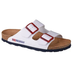 GEOGRAPHICAL NORWAY Badelatschen Sandalias Bios Doble Hebilla GNW20417-17 Badelatschen - Weiß