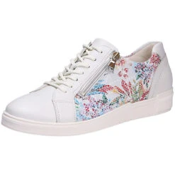 Waldläufer Damen Comfort Schnürschuh Komfort-Halbschuhe - Weiß