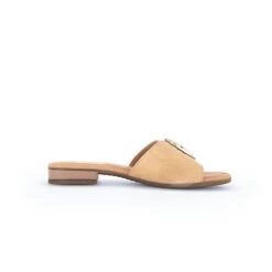 Gabor Comfort Pantoletten - Beige -Schuh Rabatt Geschäft 24805247 03