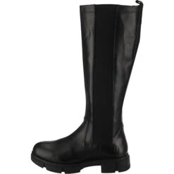 Combat Fashion Leder Chelsea Boots Klassische Stiefel - Schwarz -Schuh Rabatt Geschäft 25037462 03